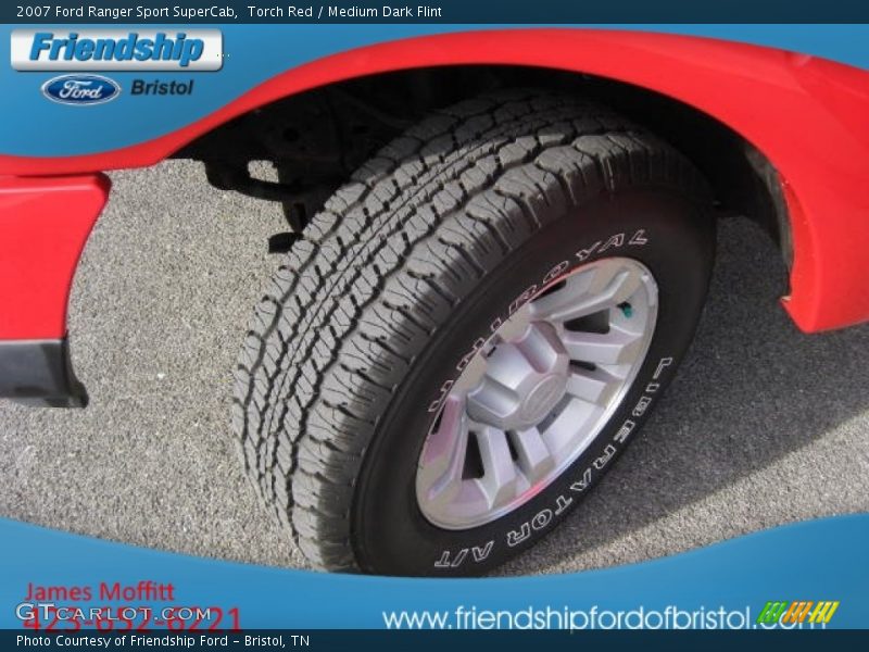 Torch Red / Medium Dark Flint 2007 Ford Ranger Sport SuperCab