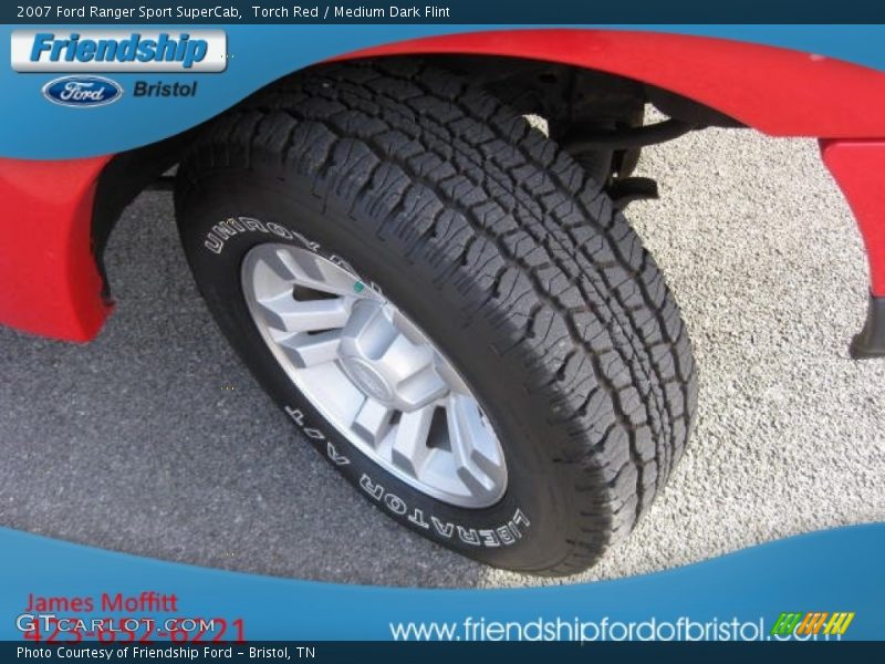 Torch Red / Medium Dark Flint 2007 Ford Ranger Sport SuperCab