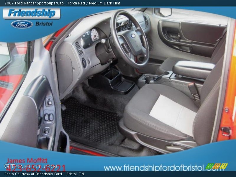 Torch Red / Medium Dark Flint 2007 Ford Ranger Sport SuperCab