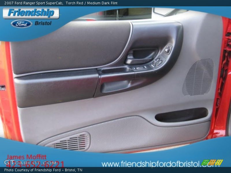 Torch Red / Medium Dark Flint 2007 Ford Ranger Sport SuperCab