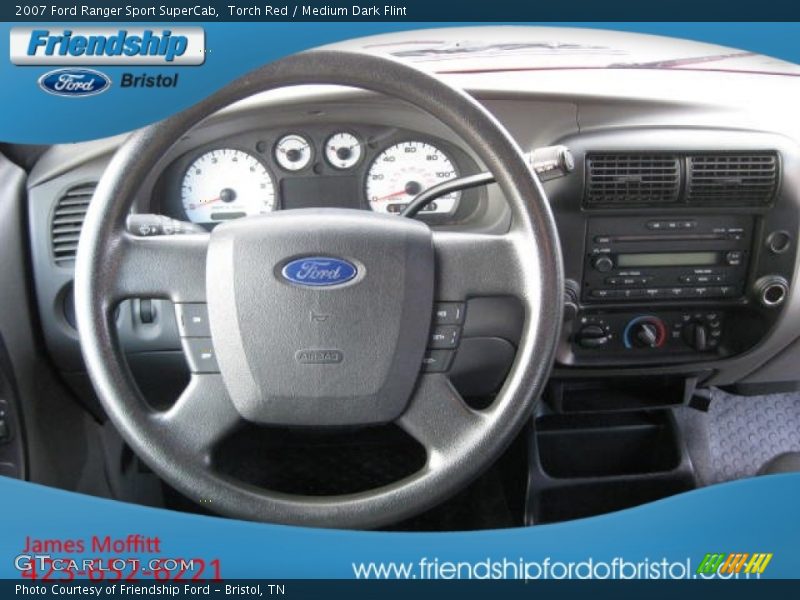 Torch Red / Medium Dark Flint 2007 Ford Ranger Sport SuperCab