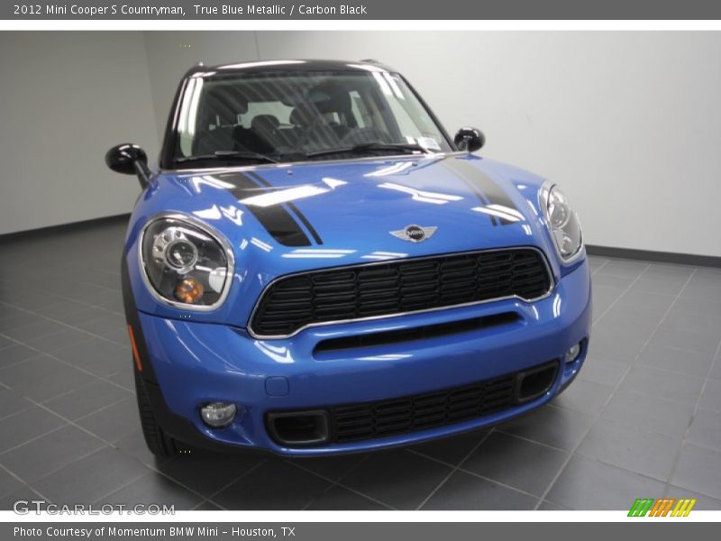 True Blue Metallic / Carbon Black 2012 Mini Cooper S Countryman