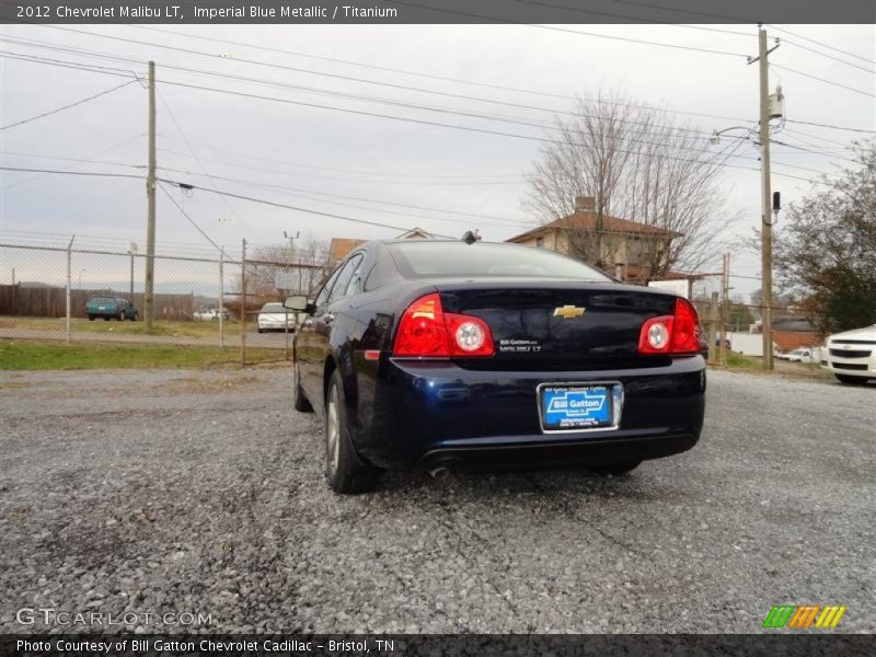 Imperial Blue Metallic / Titanium 2012 Chevrolet Malibu LT