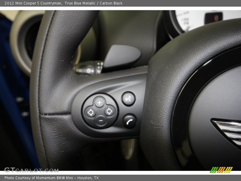 True Blue Metallic / Carbon Black 2012 Mini Cooper S Countryman