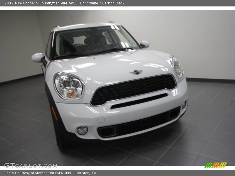 Light White / Carbon Black 2012 Mini Cooper S Countryman All4 AWD