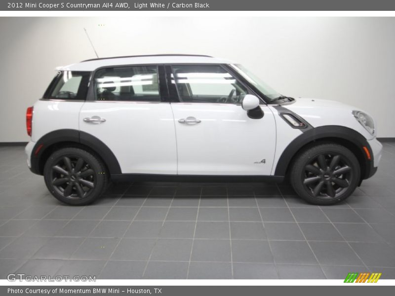 Light White / Carbon Black 2012 Mini Cooper S Countryman All4 AWD
