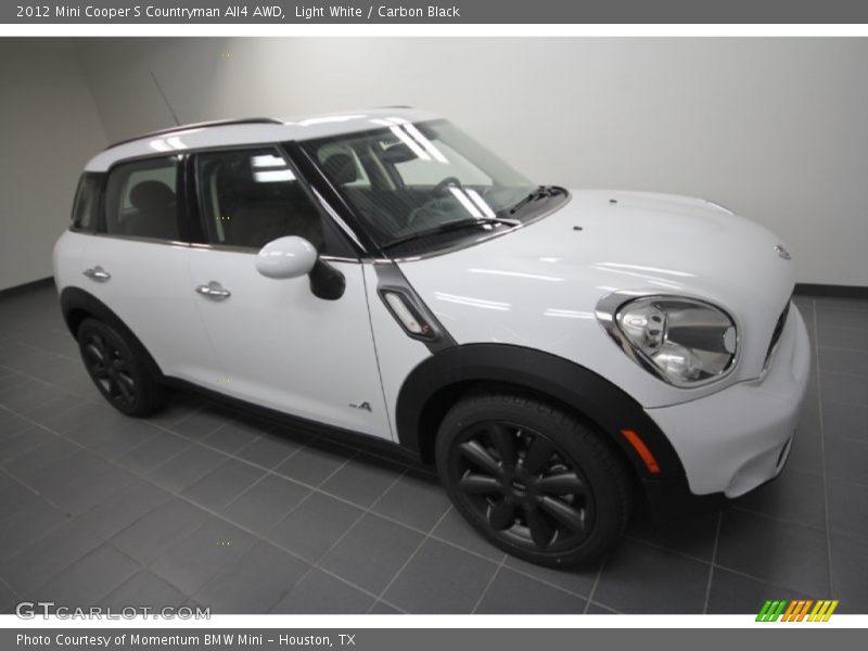 Light White / Carbon Black 2012 Mini Cooper S Countryman All4 AWD