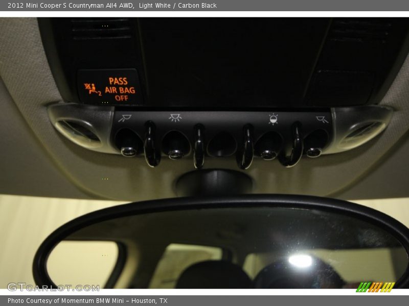 Light White / Carbon Black 2012 Mini Cooper S Countryman All4 AWD