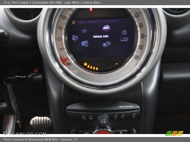Light White / Carbon Black 2012 Mini Cooper S Countryman All4 AWD