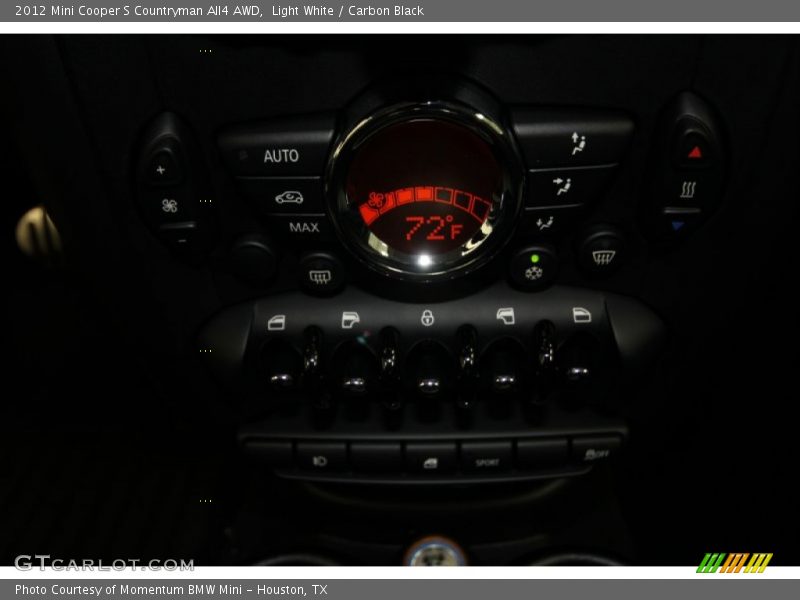 Light White / Carbon Black 2012 Mini Cooper S Countryman All4 AWD
