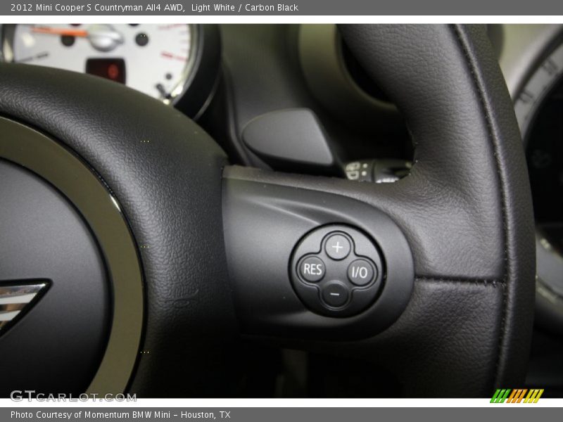 Light White / Carbon Black 2012 Mini Cooper S Countryman All4 AWD