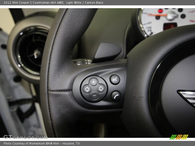 Light White / Carbon Black 2012 Mini Cooper S Countryman All4 AWD