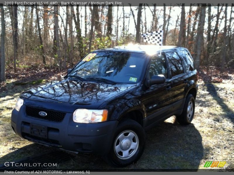 Black Clearcoat / Medium Dark Flint 2003 Ford Escape XLS V6 4WD