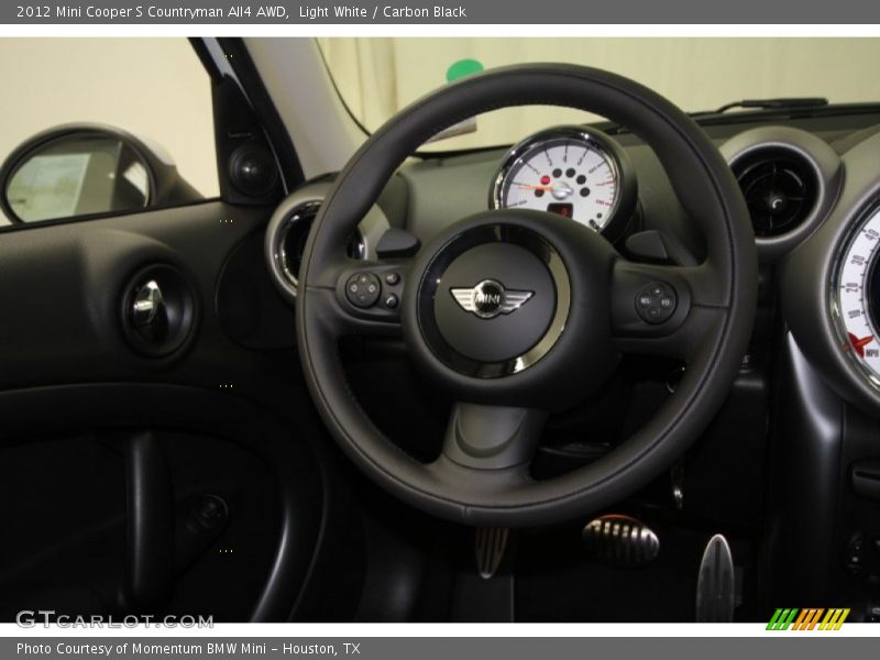 Light White / Carbon Black 2012 Mini Cooper S Countryman All4 AWD
