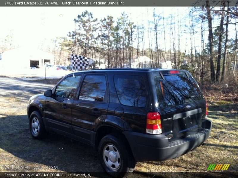 Black Clearcoat / Medium Dark Flint 2003 Ford Escape XLS V6 4WD