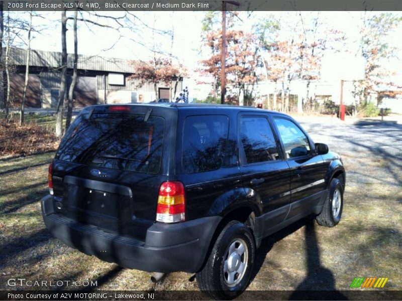 Black Clearcoat / Medium Dark Flint 2003 Ford Escape XLS V6 4WD