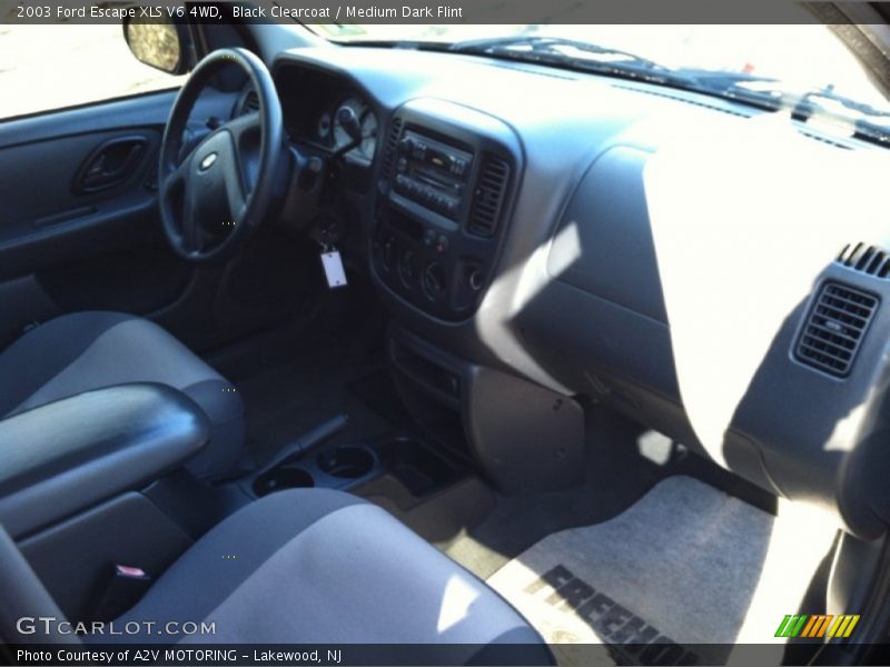 Black Clearcoat / Medium Dark Flint 2003 Ford Escape XLS V6 4WD