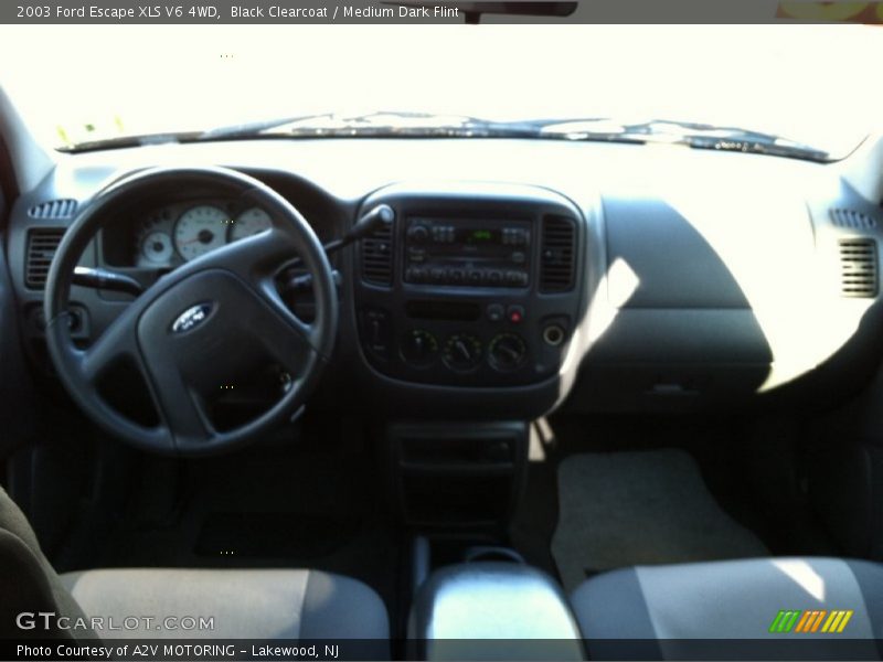 Black Clearcoat / Medium Dark Flint 2003 Ford Escape XLS V6 4WD