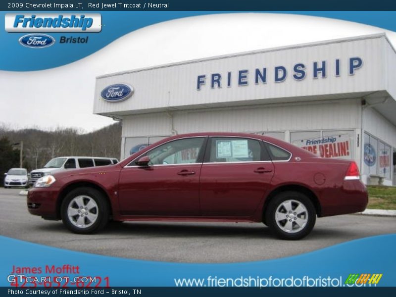 Red Jewel Tintcoat / Neutral 2009 Chevrolet Impala LT