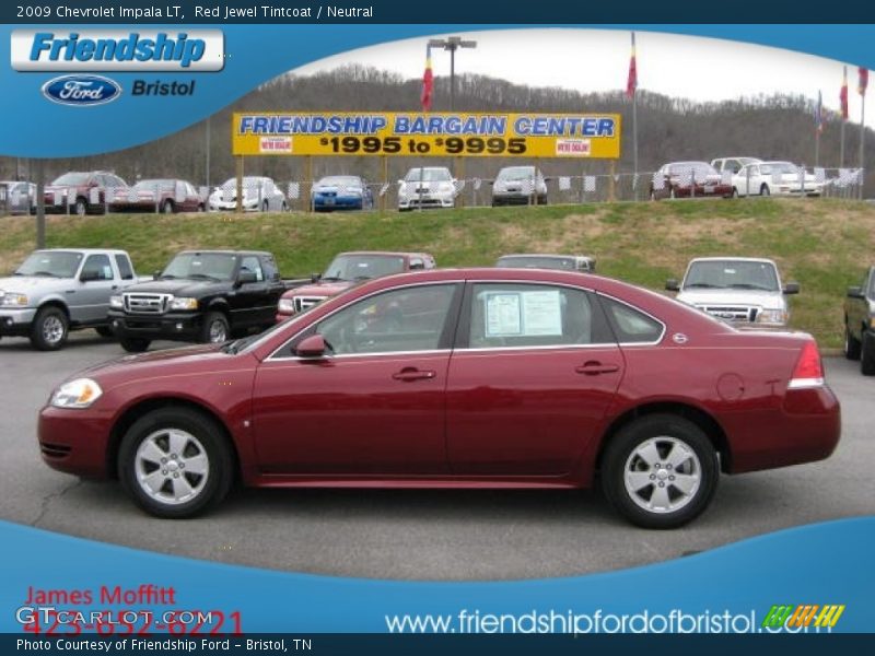 Red Jewel Tintcoat / Neutral 2009 Chevrolet Impala LT