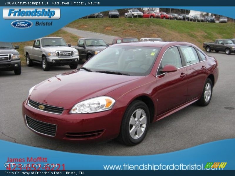 Red Jewel Tintcoat / Neutral 2009 Chevrolet Impala LT