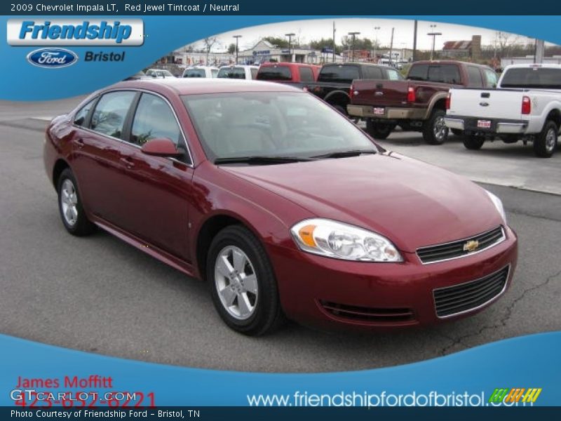 Red Jewel Tintcoat / Neutral 2009 Chevrolet Impala LT