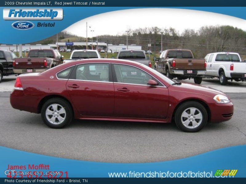 Red Jewel Tintcoat / Neutral 2009 Chevrolet Impala LT