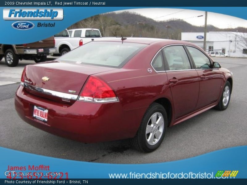 Red Jewel Tintcoat / Neutral 2009 Chevrolet Impala LT