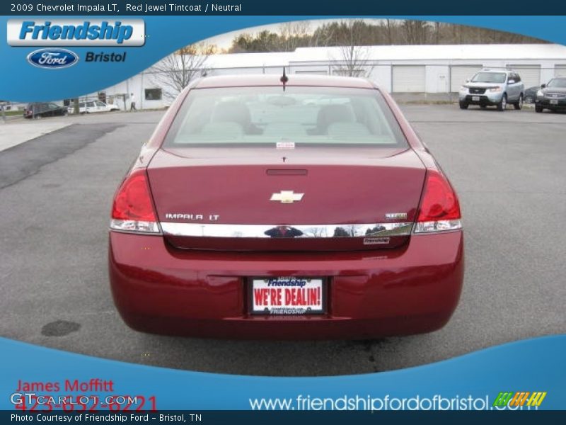 Red Jewel Tintcoat / Neutral 2009 Chevrolet Impala LT