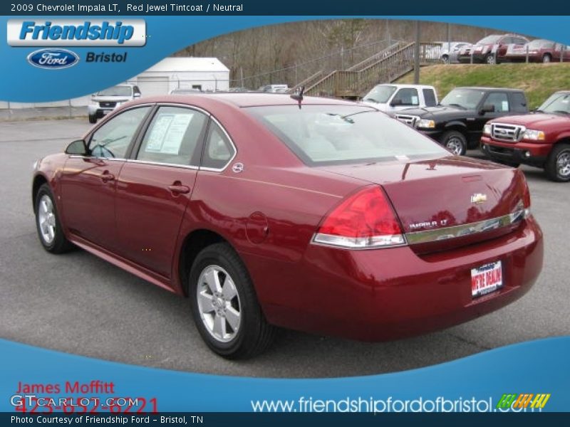 Red Jewel Tintcoat / Neutral 2009 Chevrolet Impala LT
