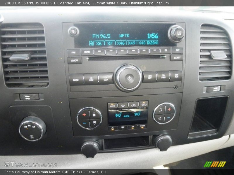 Controls of 2008 Sierra 3500HD SLE Extended Cab 4x4