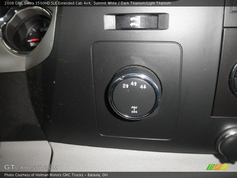 Summit White / Dark Titanium/Light Titanium 2008 GMC Sierra 3500HD SLE Extended Cab 4x4