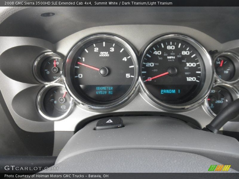  2008 Sierra 3500HD SLE Extended Cab 4x4 SLE Extended Cab 4x4 Gauges