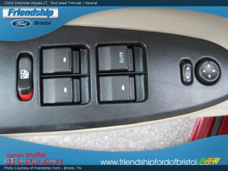Red Jewel Tintcoat / Neutral 2009 Chevrolet Impala LT