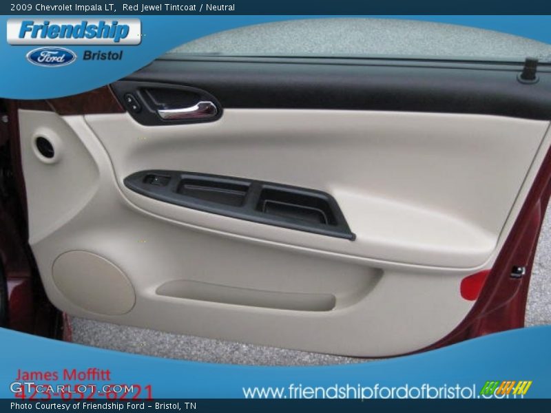 Red Jewel Tintcoat / Neutral 2009 Chevrolet Impala LT