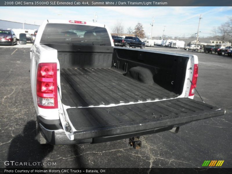 Summit White / Dark Titanium/Light Titanium 2008 GMC Sierra 3500HD SLE Extended Cab 4x4