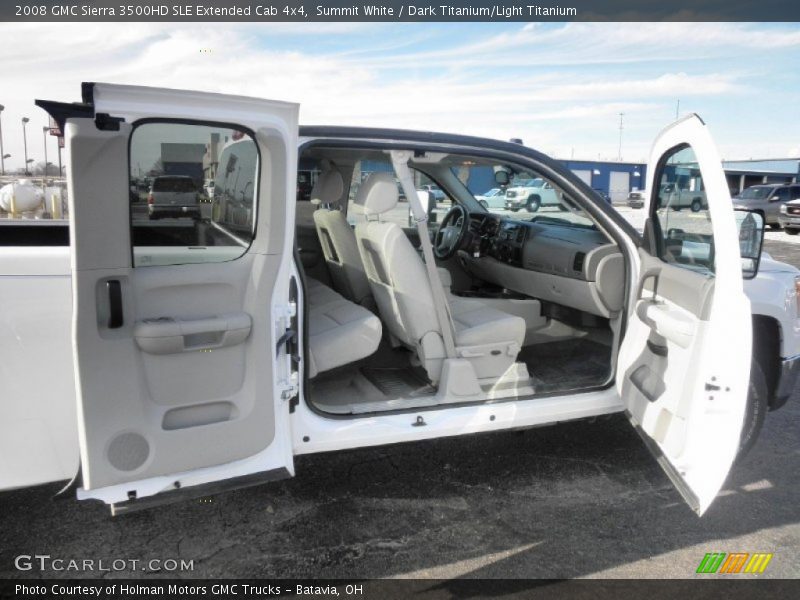  2008 Sierra 3500HD SLE Extended Cab 4x4 Dark Titanium/Light Titanium Interior