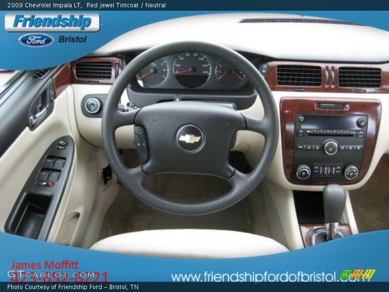 Red Jewel Tintcoat / Neutral 2009 Chevrolet Impala LT