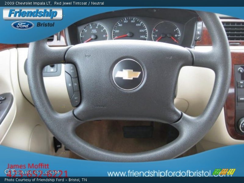 Red Jewel Tintcoat / Neutral 2009 Chevrolet Impala LT