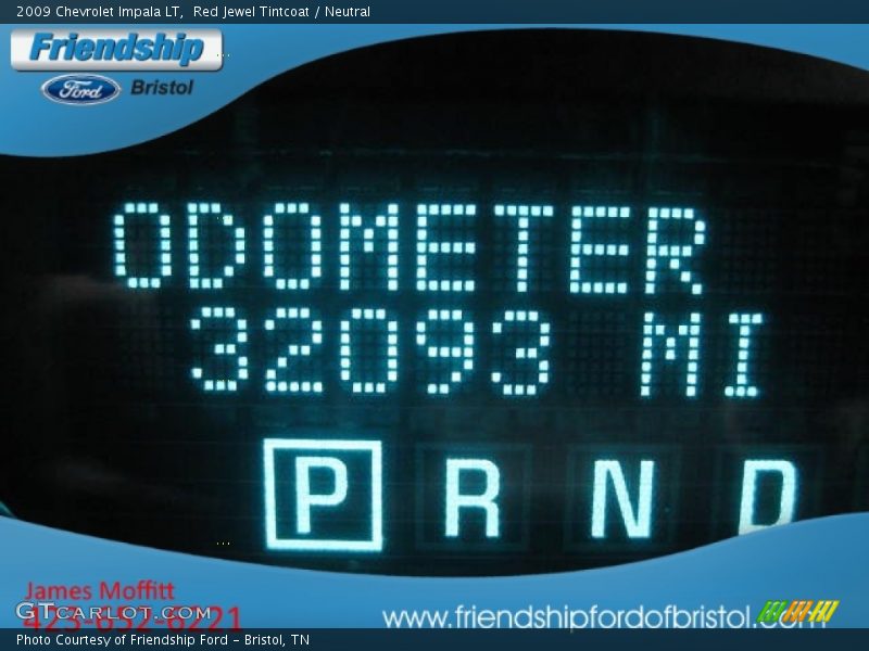 Red Jewel Tintcoat / Neutral 2009 Chevrolet Impala LT