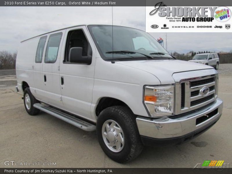Oxford White / Medium Flint 2010 Ford E Series Van E250 Cargo