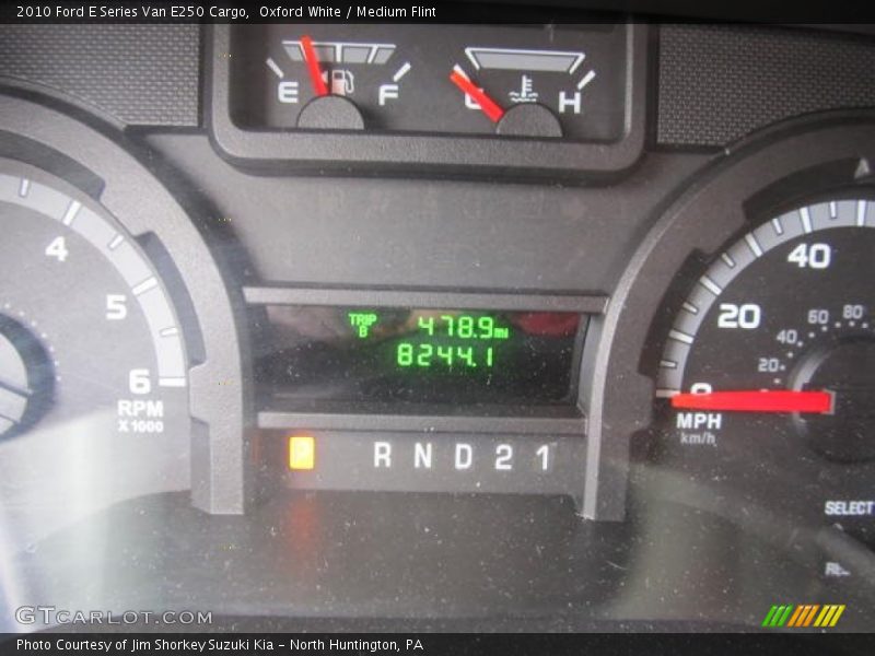 Oxford White / Medium Flint 2010 Ford E Series Van E250 Cargo