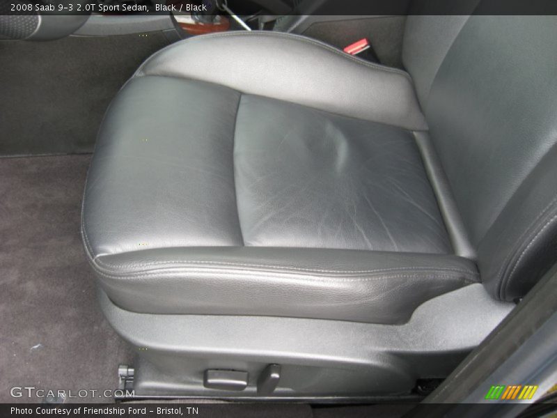 Black / Black 2008 Saab 9-3 2.0T Sport Sedan