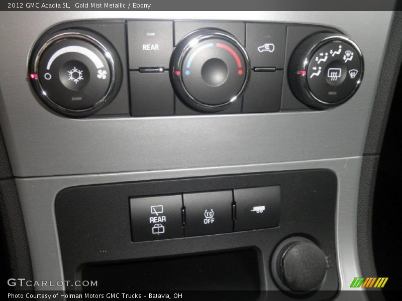 Gold Mist Metallic / Ebony 2012 GMC Acadia SL