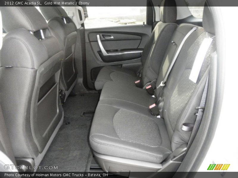 Gold Mist Metallic / Ebony 2012 GMC Acadia SL