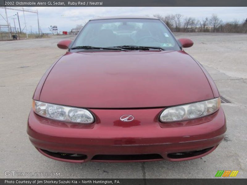 Ruby Red / Neutral 2002 Oldsmobile Alero GL Sedan