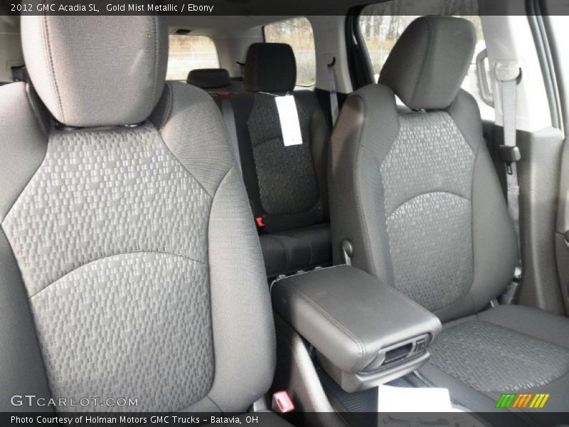 Gold Mist Metallic / Ebony 2012 GMC Acadia SL