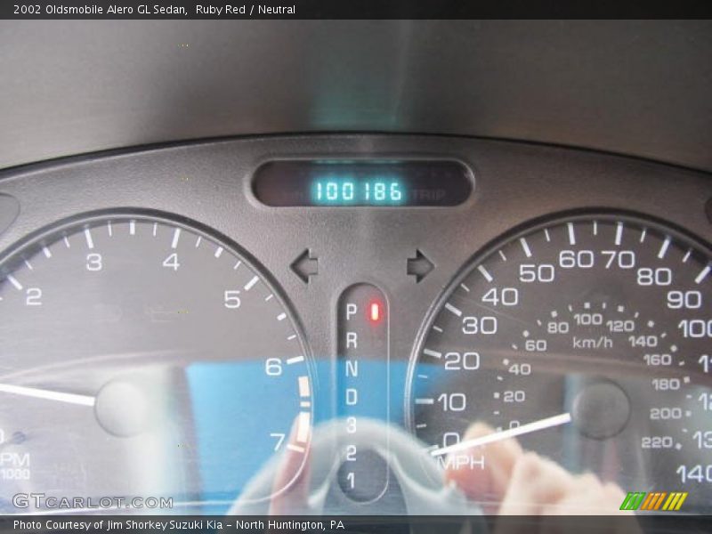 Ruby Red / Neutral 2002 Oldsmobile Alero GL Sedan