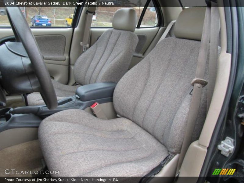 Dark Green Metallic / Neutral 2004 Chevrolet Cavalier Sedan