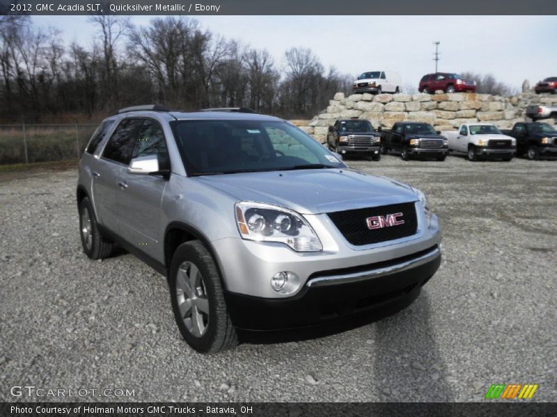 Quicksilver Metallic / Ebony 2012 GMC Acadia SLT